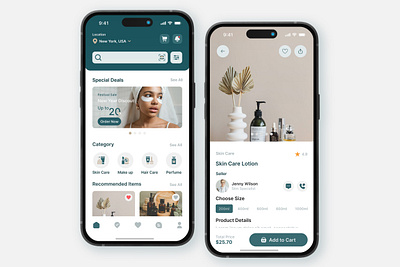 Health and beauty app Interface app ui ux design figma graphic design ui ux