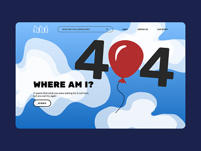 404 Page app branding design graphic design illustration logo typography ui ux vector