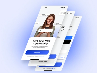 JobNest: Simplifying Career Connections design form job jobplatform login mobile responsive signin signup ui