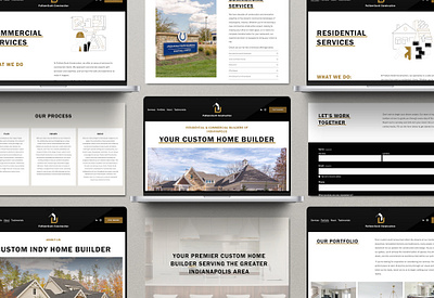 Pulliam Scott Construction Website Design design design and build strategy ux website website design