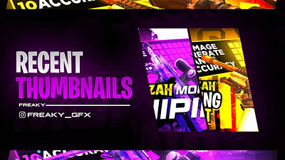 Thumbnails COD branding graphic design logo thumbnails