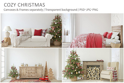 BIG BUNDLE Christmas Mockups background background mockup canvas mockup christmas mockup christmas tree frame mockup interior mockup interior wall mockup png frame mockup poster mockup psd mockup wall mockup wallpaper mockup winter holidays xmas