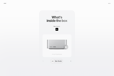 Apple - Whats inside box Card modal apple cards carousel chip latest modals new pop up slider tag tool tip trend type ui