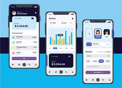 Mobile Banking App app design banking app design branding graphic design landing page mobile app design mobile banking app modern design ui design ux design ux research ux ui design webdesign