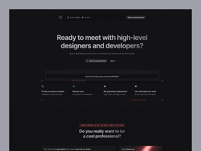 Ainol Landing Concept design figma landing landing page red ui ux web website