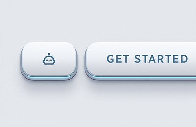 A Clean Futuristic Button blue button clean figma futuristic modern trending ui ux