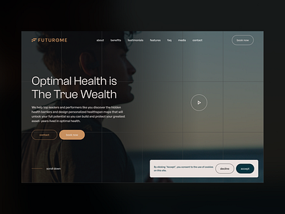 Website Design for Health and Wellness Company components desktop figma health hero interactions mobile responsive ui web design website wellness