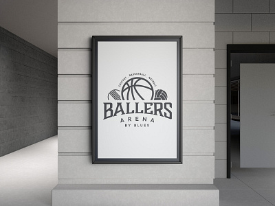 BALLERS ARENA branding graphic design logo