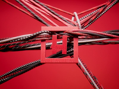 Humdinger Studio • Get a Rope 3d h humdinger motion graphics red rope strings