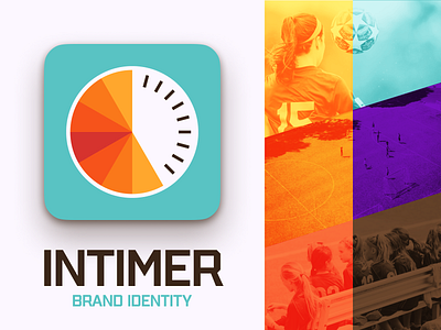 InTimer App Brand Identity app branding color graphic design icon identity ios kansas city logo product design sports typography vibrant youth