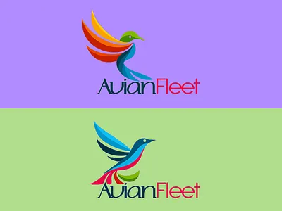 Avian-Fleet-Logo-02 app branding design graphic design illustration logo logos typography ui vector