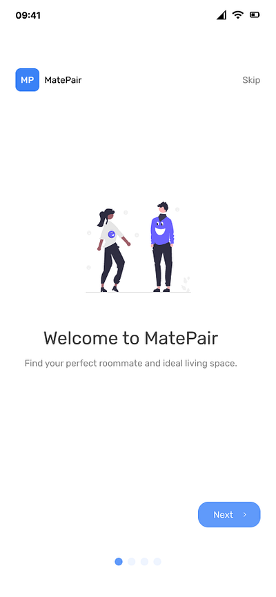 onboarding matepair onboarding ui ux