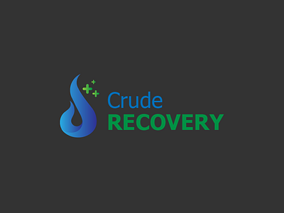 Logo Design crude logo modern recovery