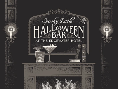 Spooky Little Halloween Bar Collateral animation graphic design motion graphics print design