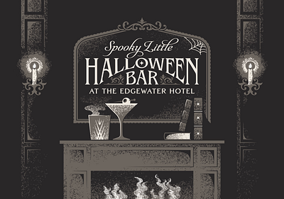 Spooky Little Halloween Bar Collateral animation graphic design motion graphics print design