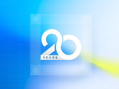 NewCom Property 20th Year Logo 30daychallenge anniversary branding graphic design logo mongolia years