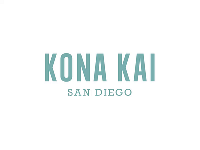 Kona Kai San Diego Animated Logo animation branding graphic design logo motion graphics