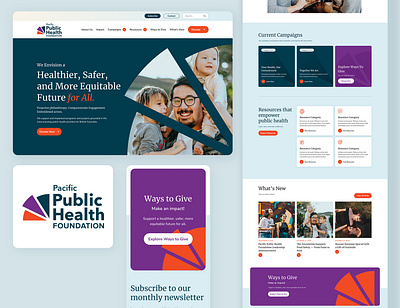 Pacific Public Health Foundation ui web design website