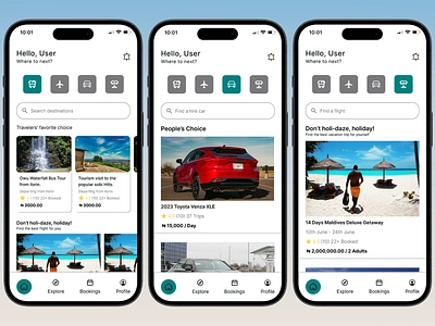 Travel Booking App Prototype appdesign booking clean ui design high fidelity minimalist design mobile app mobile ui mobile ux prototype sketch travel travel app ui ui design user experience user interface ux ux design uxui