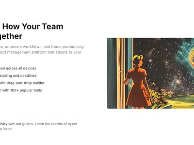 Marketing Section component components content css framework html image layout marketing
