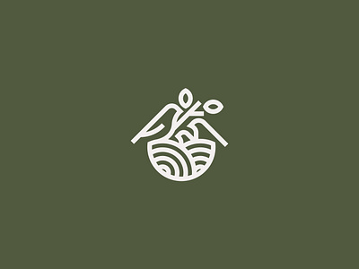 Bird Nest Logo animal beauty bird branddesign brandidentity branding branding concept elegant family forest freedom landscape leaf logo logodesign minimalist monoline nature nest tree