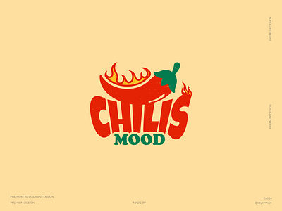 Chilis Restaurant - Logo Design abstract logo brand identity branding business logo creative logo food logo letter logo logo logo brand designer logo creation logo creator logo design logo mark logo symbol logo type logodesign modern logo restaurant logo restaurant logo design unique logo