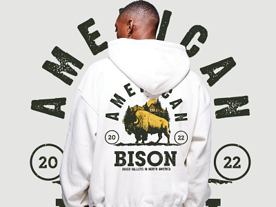 T-shirt | Hoodies | Sweatshirt Design american bison custom t shirt design design graphic design hoodie design illustration print streetwear sweatshirt t shirt t shirt design t shirt designer t shirt illustration t shirts tshirt design tshirtdesign typography typography t shirt