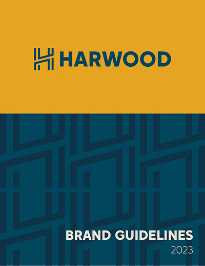 Harwood Brand Guidelines brand guidelines branding corporate branding engineering branding