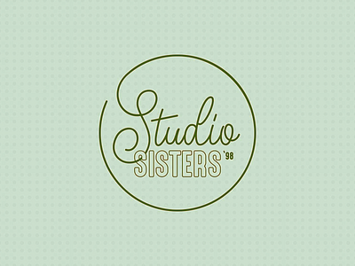 Studio Sisters - Studio Brandmark Design brand brand identity branding brandmark business name company creative creative design creativity design identity logo logodesign logodesigner logomark logotype sisters studio studio logo studio sisters