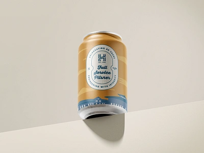 Harwood 40th Anniversary Beer Can Design beer can beer design can mockup cpg mockup packaging design