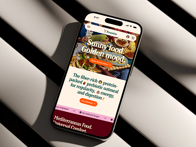 Food & Drink Website Mobile View Design branding design foodwebsite illustration landing page mobile app mobile web mobiledesign ui uiux ux web design website website design