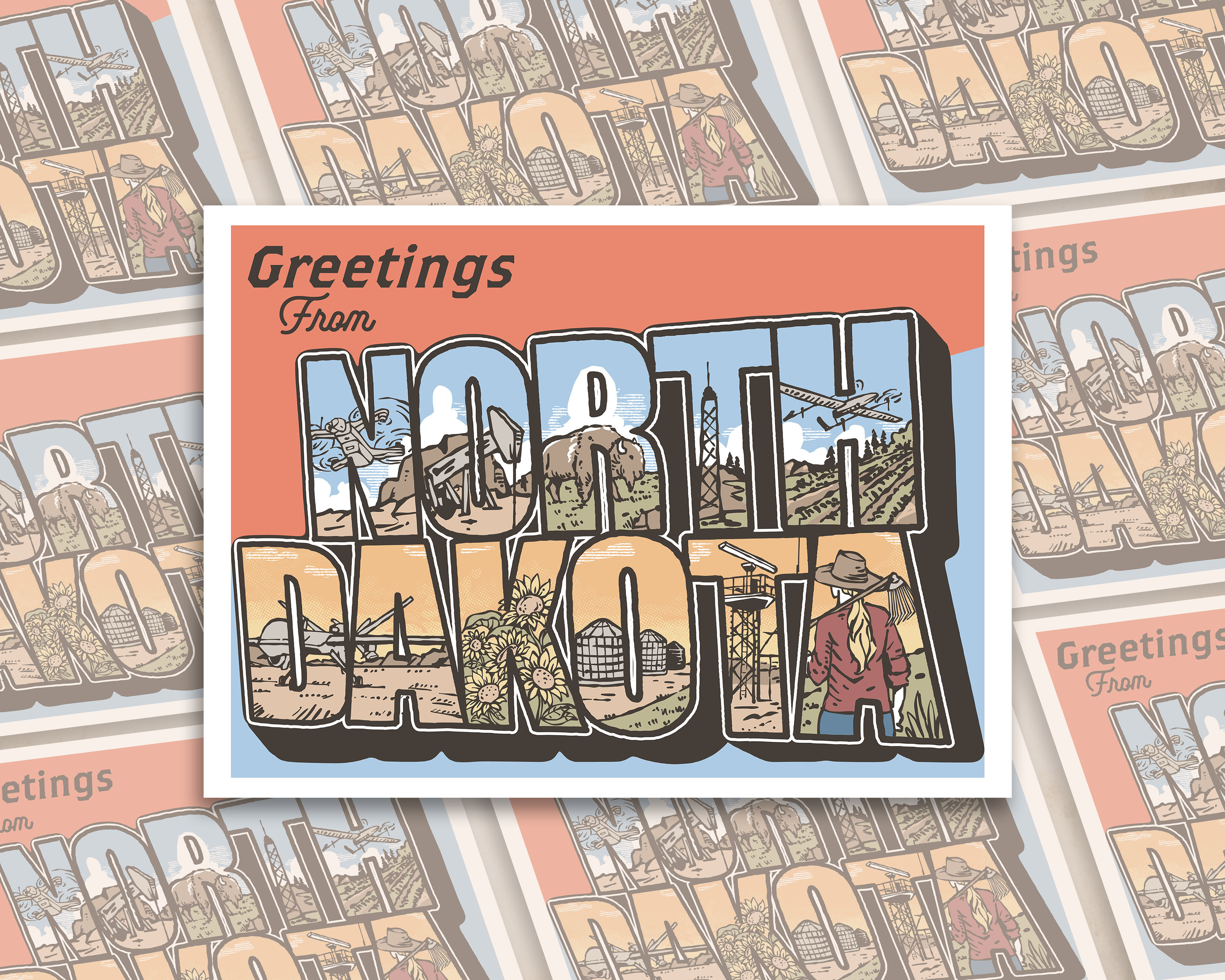 Example of Vintage Illustration For Brand & Apparel