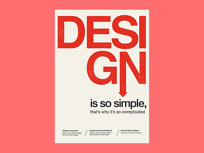 The Paradox of Design: Simple Yet Complex aethetic art and design artistic expression certainmagazine creative creative process design design inspiration design poster design principles design strategy design thinking design trends inspirational quotes minimalism poster posterdesign quote simple simplicity in design