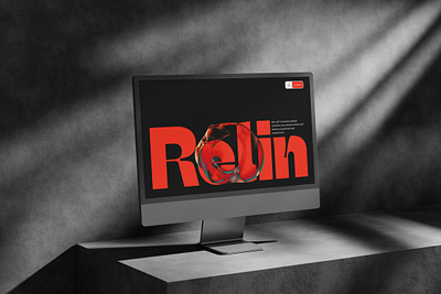 Relin hero section landing page ui ui ux web web design website