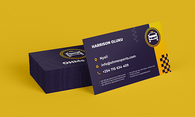 Taxi Business Card branding graphic design