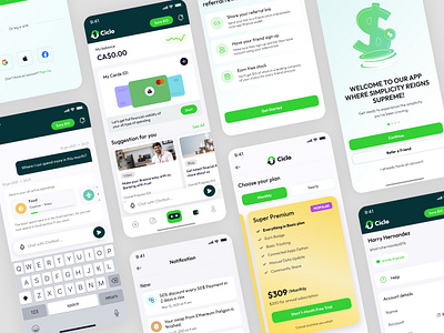 Ciclo: AI Finance Assistant App - Smart Budgeting Setup ai ai app ai finance app ai fintech app ai money app app design banking budget app budget ui finance finance ai finance app design finance budget finance onboarding fintech fintech app send money app smart budgeting spend money app wallet