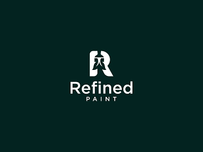 Refined paint logo brand identity branding design graphic design icon letter r logo logo design logos loogmultiply paint logo painting r r letter logo r logo