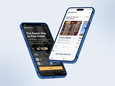 SettleSmart: Real Estate Website Design branding construction design figma graphic design mobile realestate responsive ui uidesign uxdesign webdesign websitedesign