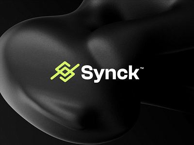 Synck app brand identity branding design graphic design logo logo design logomark minimal modern tech visual identity