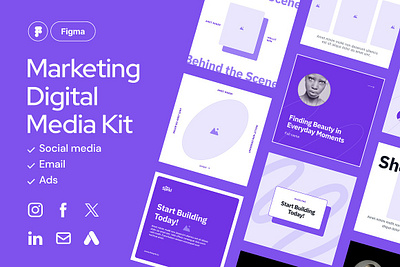 Figma Social Media Templates e mail facebook figma social media templates google ads instagram line art woman reels social media templates sotial media templates template twitter ui kit x