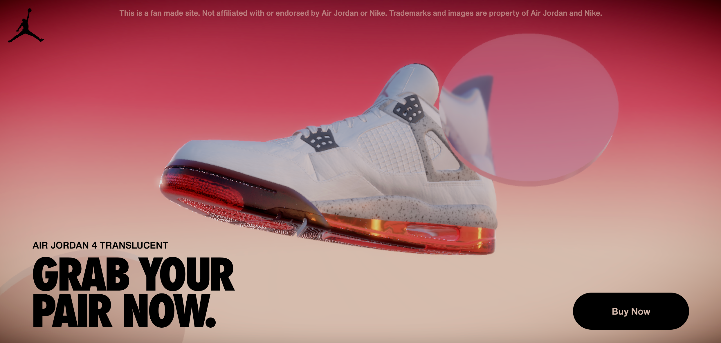 Jordans 3D Website: No-Code 3D Website Builder 3d 3d website 3d websites animation graphic design motion graphics ui webgl websites