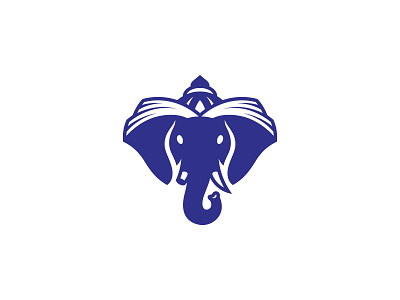 Elephant + Book - Logo Design book logo elephan elephan and book logo elephant logo indonesian logo logo negative space logo