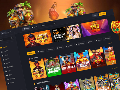 Casino Website betting blockchain casino casino gambling casino game casino game design casino games casino interface casino online casino vip casino website crypto crypto casino gambling game gaming igaming level online casino rewards