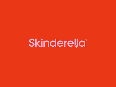 Skinderella - Logo Design modern logo modern skincare logo skin care logo skincare skincare logo wordmark wordmark logo