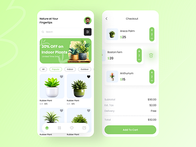 Plant Store App UI mobile app mobile app ui design mobile application plant plant app plant app deisgn idea plant app design plant app design concept plant mobile app plant store app ui plant store app ui design uiux design user interface