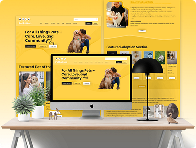 Introducing PetPalHub: Where Every Paw Finds a Home | website branding logo ui