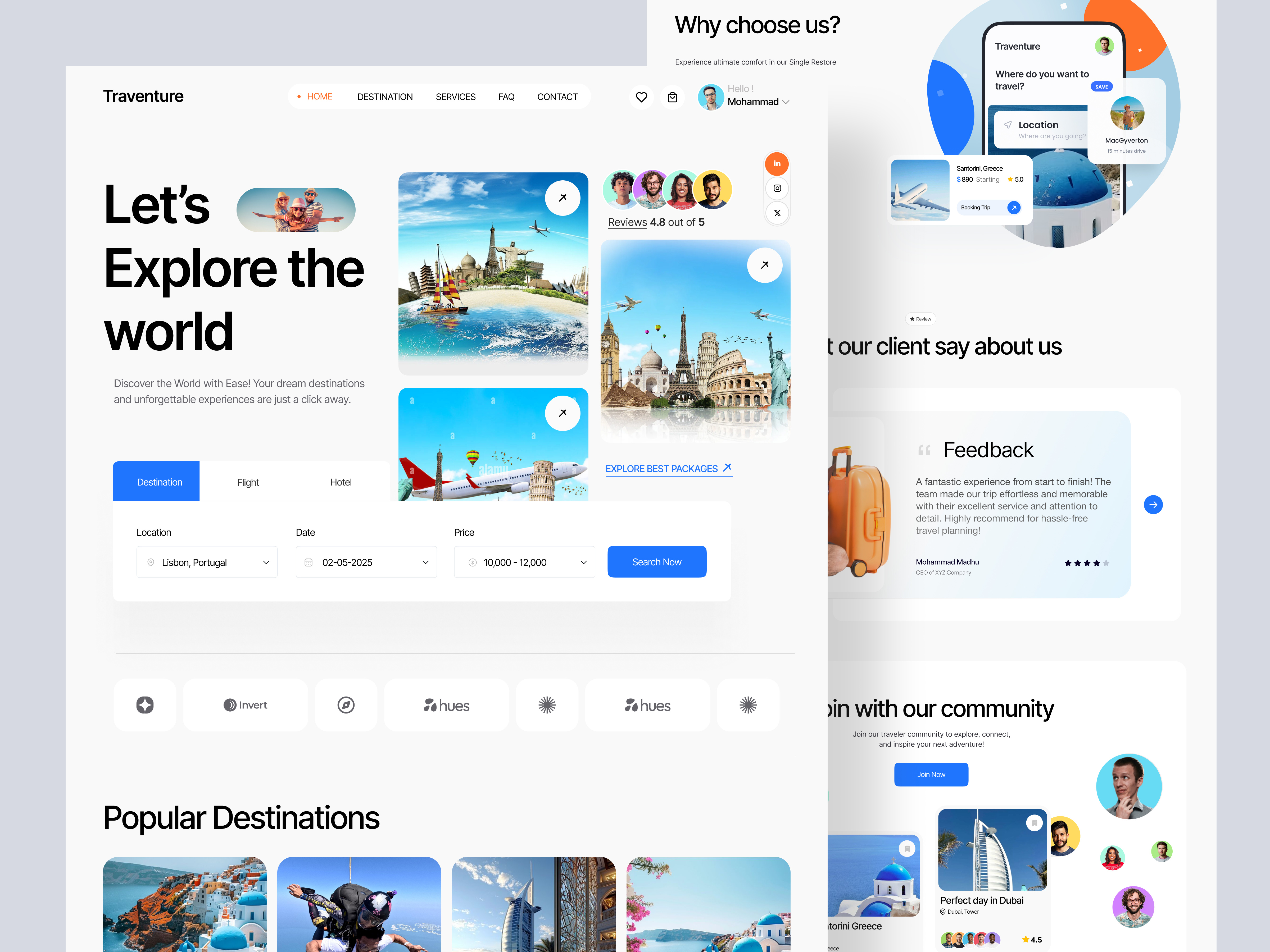 Example of Landing Page Design + Dev (Webflow)