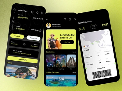 Travel Mobile App app design concept mobile app travel travel agency travel app travel service traveling