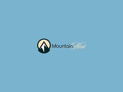 Mountain-Mist-Logo app branding design graphic design illustration logo logos typography ui vector