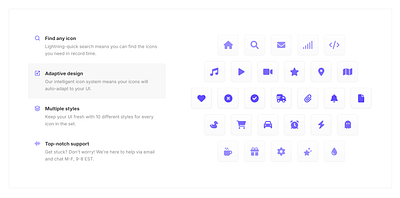 Marketing Section component components css design feature features framework html icons landing landing page layout marketing navigation page section tabs ui ux